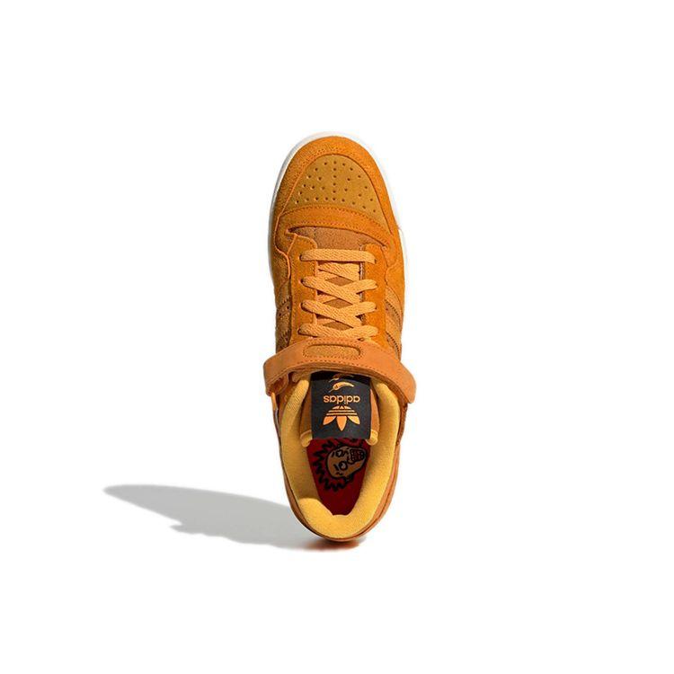 Adidas Forum 84 Low Suede Focus Orange Unisex Sneakers Semi-Solar-Gold Crew-Orange GY8997