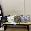 Polka Dot Large Capacity Tote Bag For Women Nylon Material Drawstring Closure Hobo Bag Underarm Shoulder Bag Lightweight Handbag
