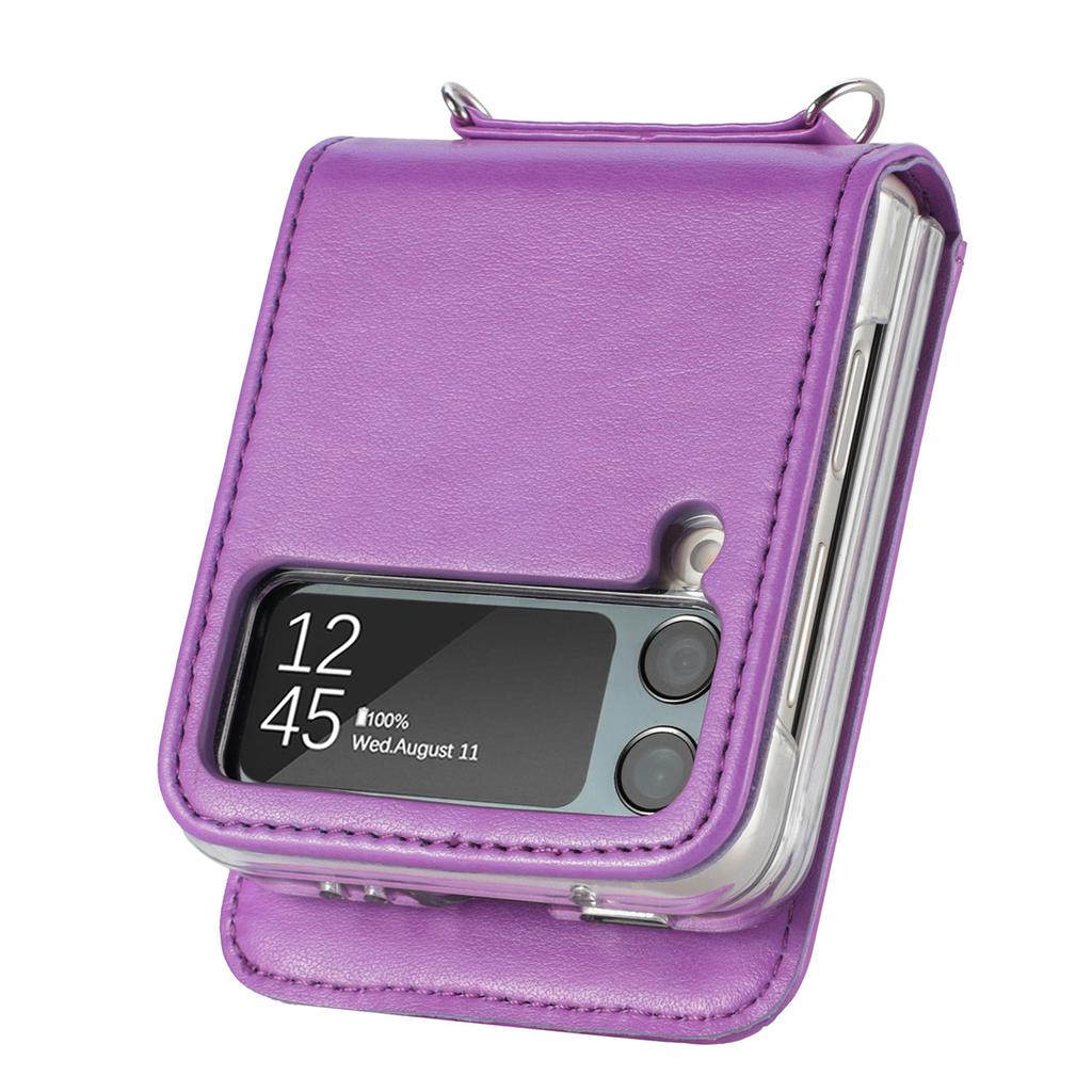 Carcasă din piele pentru Samsung Galaxy Z Flip 4 5G, portofel cu buzunar pentru card, pentru Samsung Galaxy Z Flip 4 5G, Flip4 Flip3 Flip 3 Zflip3, accesorii pentru telefon