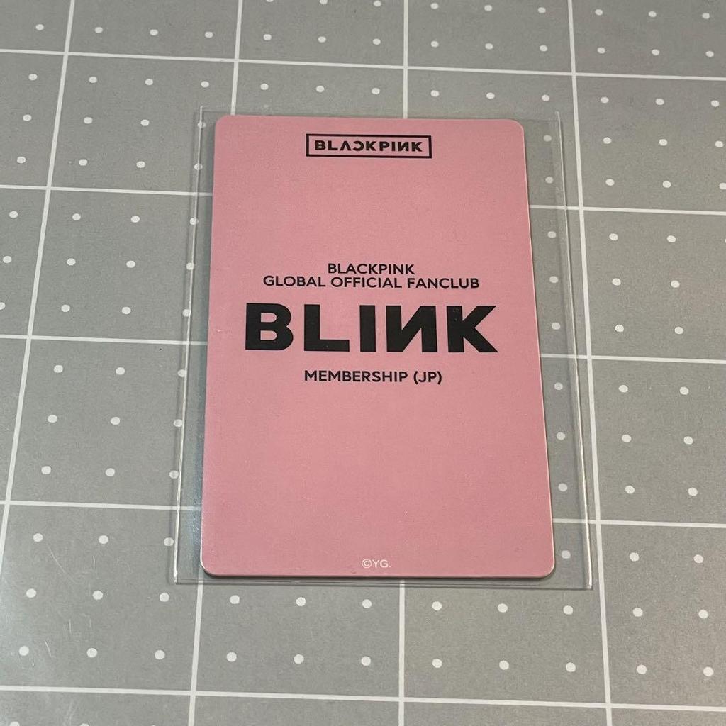 [USED] BLACKPINK Jennie Trading Card FC Fan Club Membership Benefits