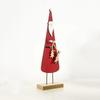 Creative Wooden Santa Claus Pendants Handmade Ornaments Xmas Tree Ornaments Kid Gift Party Decoration Supplies