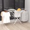 Shaped Floor Drying Rack, Balcony Folding Drying Rack, Indoor and Outdoor Free Installation Drying Quilt Storage Hanger