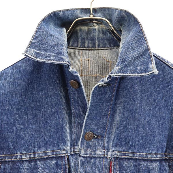 Levi's 60s 70s Big E 558 3rd Long Button Back 525 Long sleeve Denim Jacket Men's Used