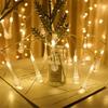 Battery Box Powered LED Water Drop String Lights 80/40/20/10LED Christmas Garland Wedding Birthday Party Fairy Room Decor
