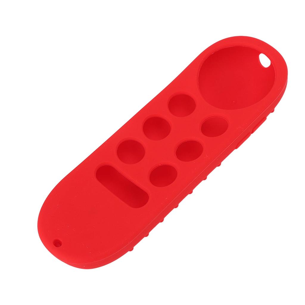 Remote Control Protective Cover Silicone Case for Chromecast with Google TV Remote Controller Red