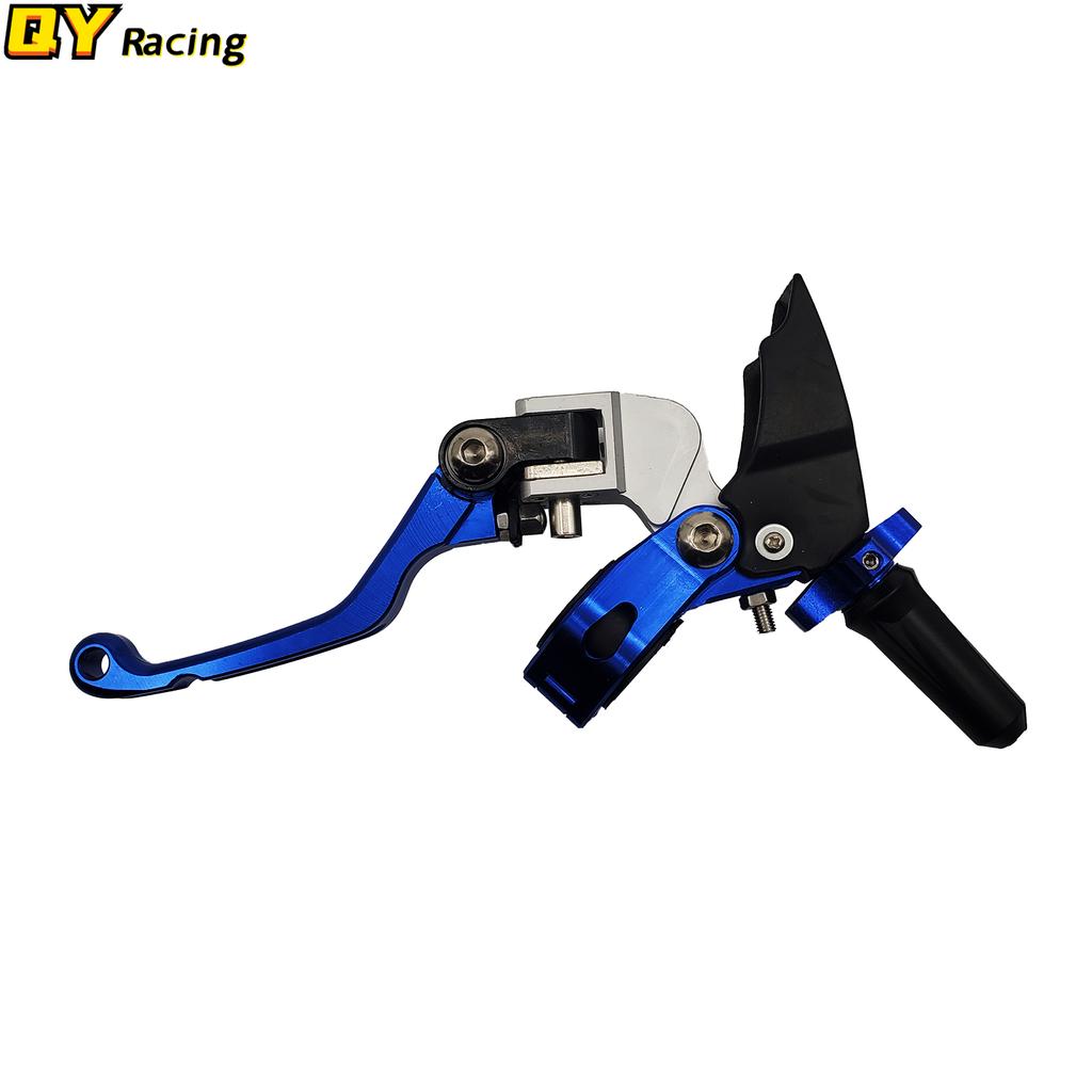 7/8'' CNC 360° Levá spojka Páky brzdové páky Hřbet Pro Dirt Bike Motocykl ATV Náhradní Moto Modifikace Levá rukojeť Hřad