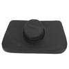 Massage Table Face Cushion Universal PU Leather Square Massage Face Pillow Headrest for Massage Spa Bed Black