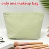 Modern Striped Polyester Toiletry Bag With Breathable Design For Travel And Daily Use