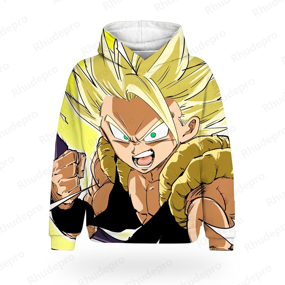 Boy Clothes Men Goku Harajuku Style Vegeta High Street Dragon Ball Couple Outfit Gym Hoodie Man Long Sleeve Tee Tops 2025