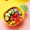 Pineapple Salad Bowl Ceramic Kid Rice Bowl With Spoon 300ml