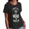 Turn Off Head Lotus Wounisex's Cotton T Shirt, Premium Cotton Print, Durable And Lasting, Featuring Turn Off Your Head And Enjoy Life Slogan, Casual A