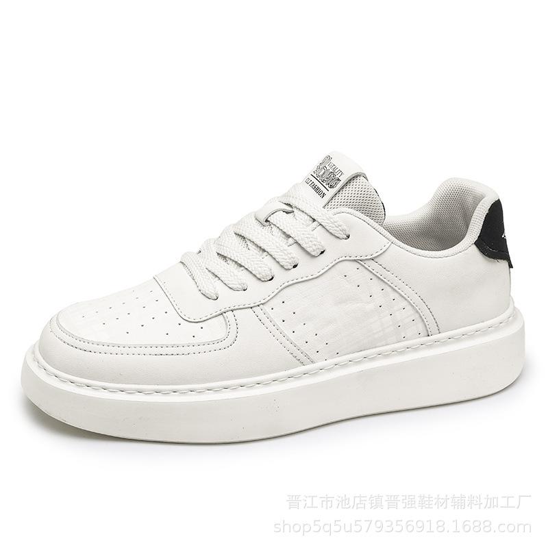 

High-quality men s rubber and plastic fashion casual style shoes fashion versatile sports shoes outdoor height-increasing small white tide shoes 39