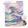 Ocean Wave Sunset Seascape Pearl Painting Set Pearl Art DIY Handmade Crafts Home Wall Decoration
