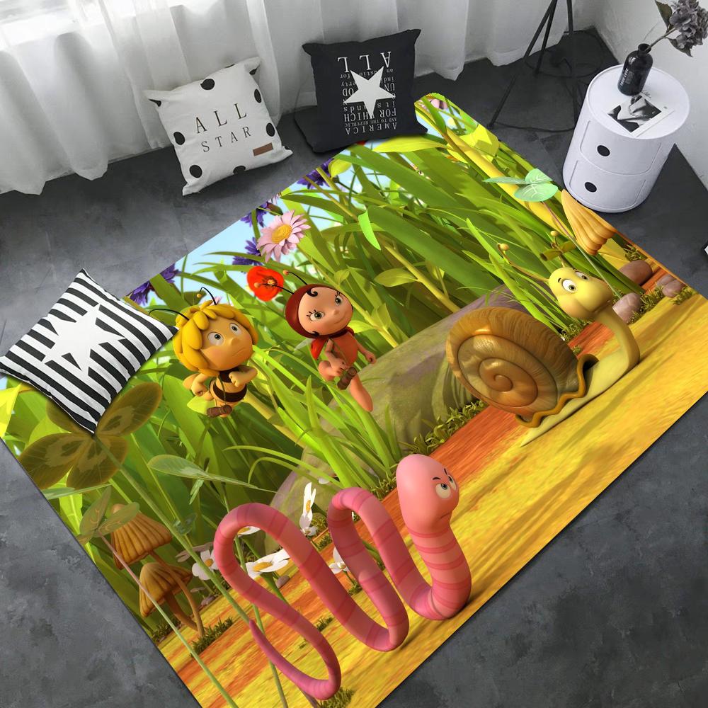 Bee M-Maya Entrance Door Mat Washable Non-Slip Living Room Sofa Chairs Area Mat Kitchen Welcome Doormat