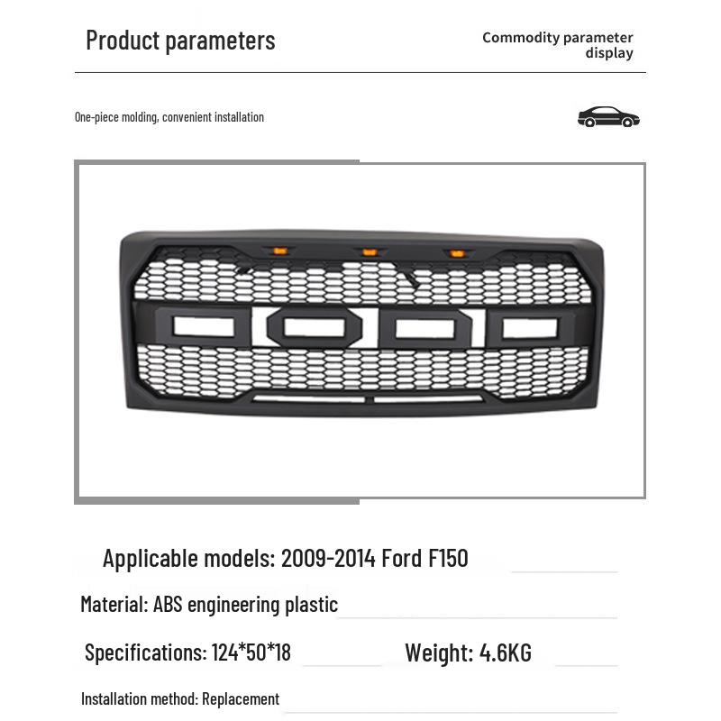 Compatible Grille Middle Net for Ford F150 (2009-2014)