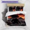 3pcs The Witcher Design Cover Set - HD Printed Bedding with 1 Cover and 2 Pillowcases - Perfect for Home and Dorm Decor