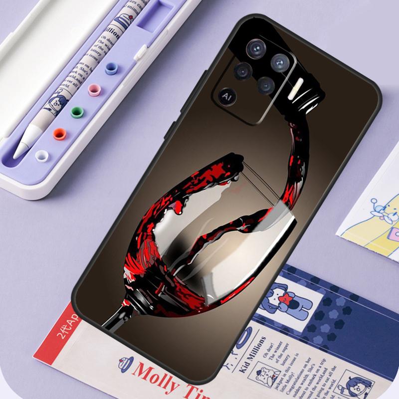 

Чехол для Oppo A60 A80 A40 A94 A74 A54 A15 A18 A38 A58 A78 A98 A16 A76 A96 A57 A17 A77 A5 Pro с надписью Drink Beer Red Wine OPPO A78 4G