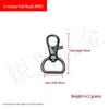 Zinc Alloy Fish Mouth Buckle for Dog Luggage, Shoulder Straps, Keychains, and Webbing.