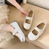 Thick-soled Inner Height Increase Silver Single Shoes Women's New Summer Skirt Mary Jane Evening Small Leather Shoes