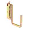 Mobestech 4pcs Fixed Hook Rail Tool E-Track Hanger J Hook Enclosed Trailer Hook Enclosed