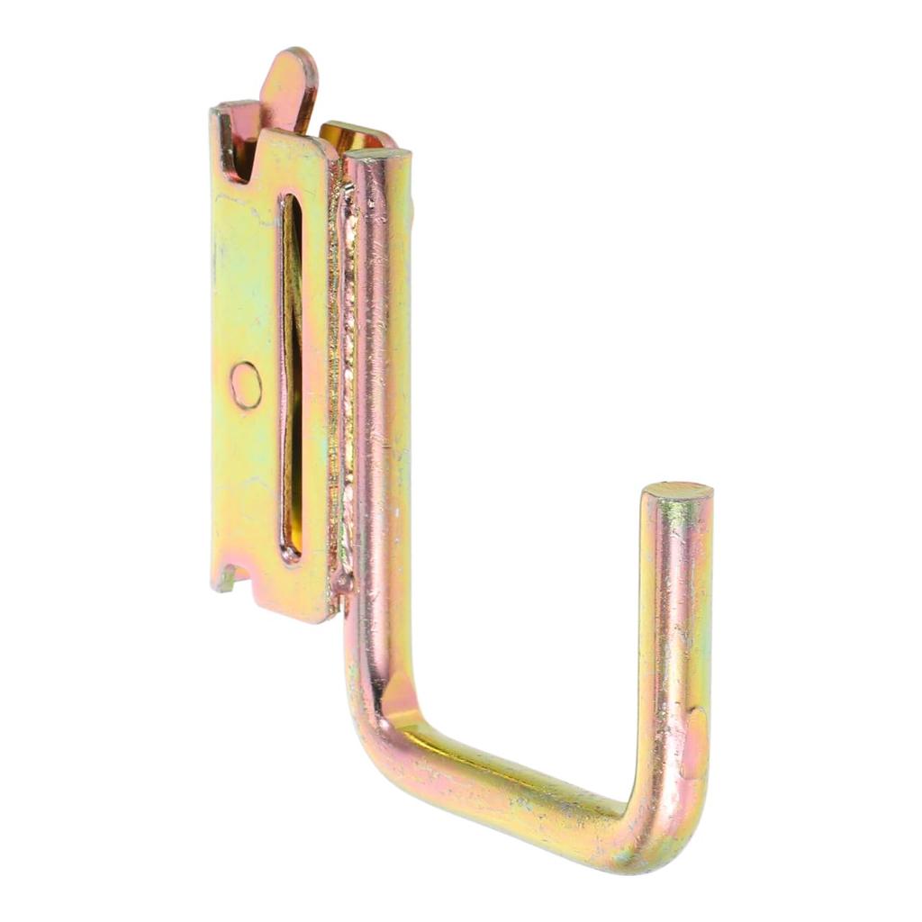Mobestech 4pcs Fixed Hook Rail Tool E-Track Hanger J Hook Enclosed Trailer Hook Enclosed