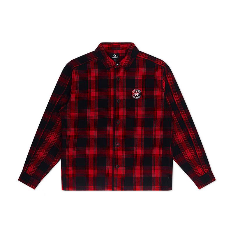 

New Converse Shirts Men s Red 10027548-A01 M