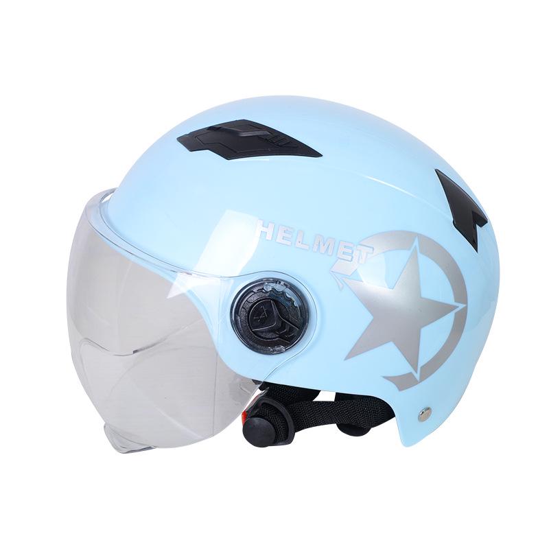 Unisex Ganzjahres-Elektrofahrzeughelm mit Sonnenschutz