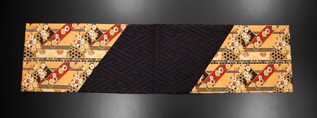 Kimono Table Runner with Obi Boxed and Popular Gift for 120cm Japanese-style (Sash) - Wrapped, Overseas, (Extra Large)
