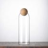 Modern Glass Coffee Bean and Tea Storage Jar with Cork Stopper
