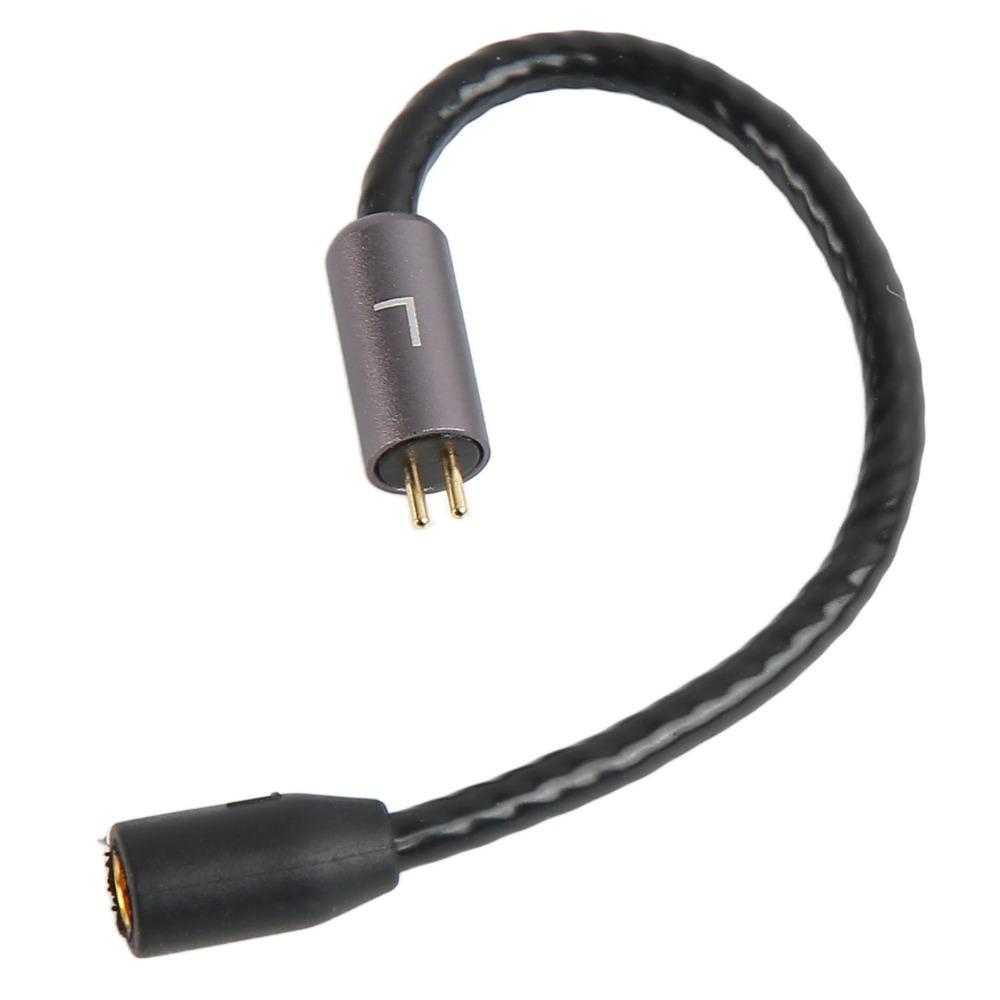 Female to Male MMCX to 2 Pin 0.78mm Adapter Cable for AS10 AS06 AS10 ZST ZS3AS10 Daily Use