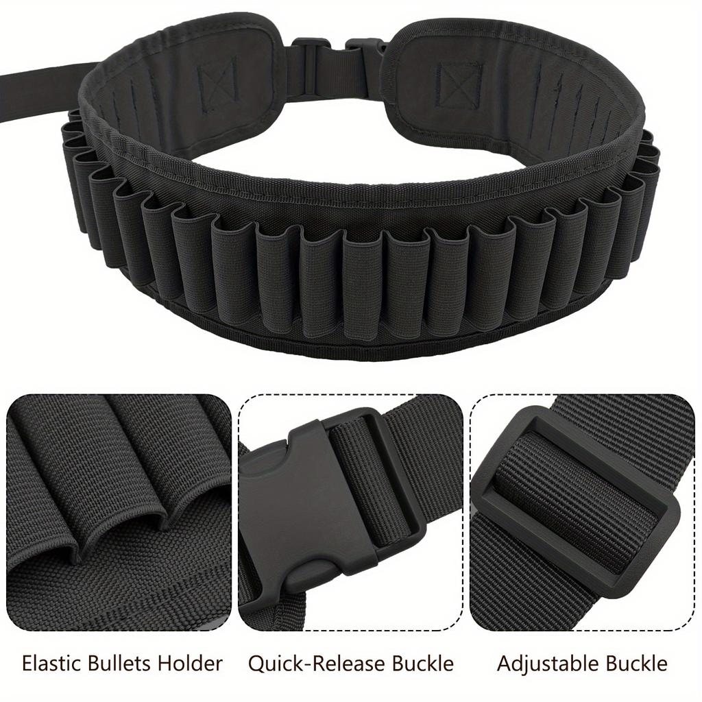 Outdoor Hunting Belt Multi-Function Buckle Nylon Belt Hunting Adjustable Quick Release Buckle Outdoor Hunting Thickened Widened Waistbands