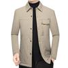 Modische Warme Baumwolljacke für Herren 2025 Winter Mittleres Alter - Leichter, Vielseitiger Business Casual Mantel