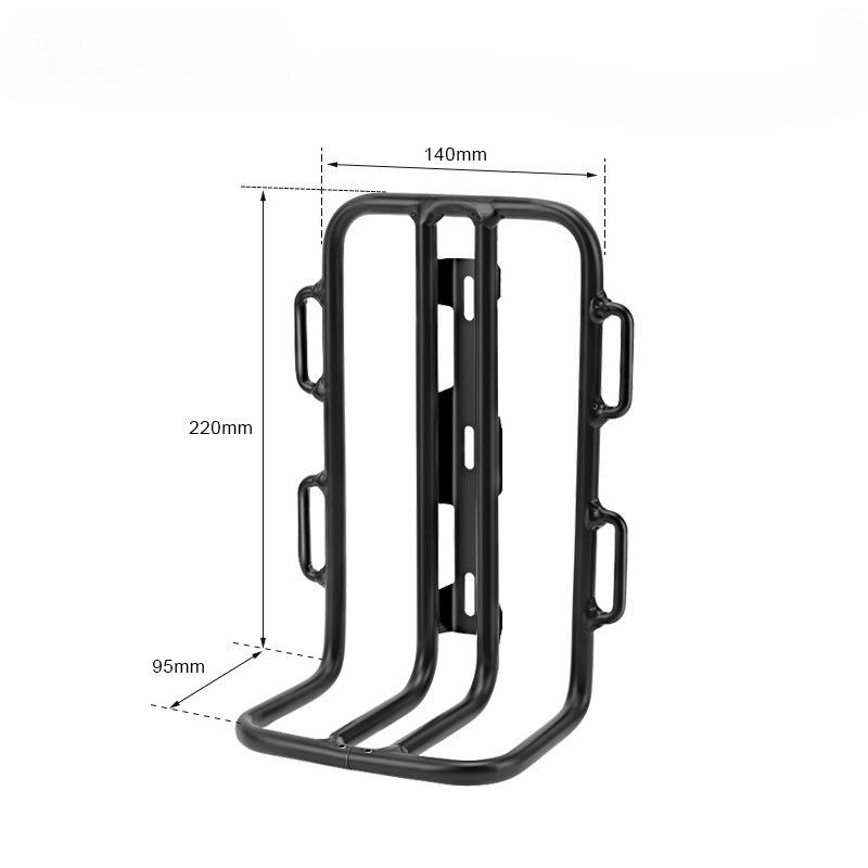 1pc Bike Front Rack Carrier Bag Bracket Bike AccessoriesRack Cargo Pannier for Cycling Outdoor Touring
