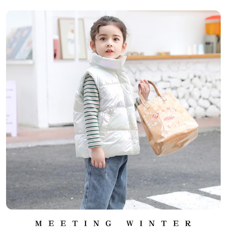 Neue bunte Kinder Herbst/Winter Weste - Jungen & Mädchen Stehkragen Ärmellose Jacke Erhältlich in S, M, L