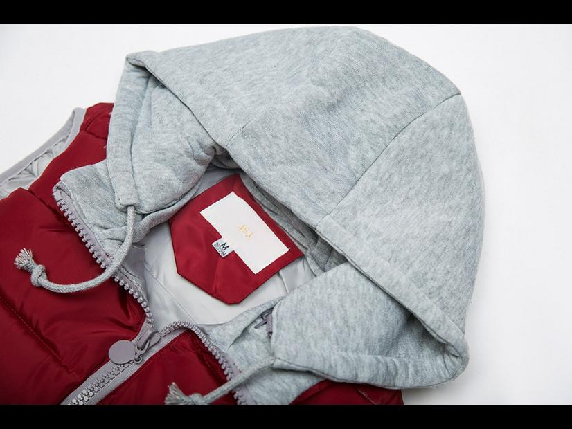 Chaleco de algodón coreano para mujer, otoño/invierno 2024, talla grande, corto y cálido.