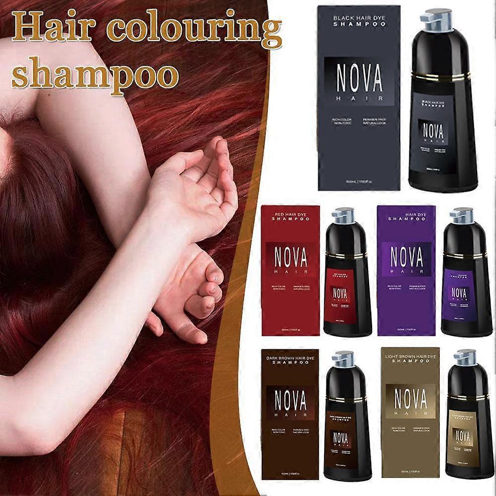 Nova Hair Dye Shampoo, Nova Hair Instant Dye Shampoo 4 Colour