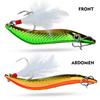 Lure Bait SetSShaped sequin iron plate7-20GFeather hook with blood groove for long-distance casting, bionic artificial lure, spe