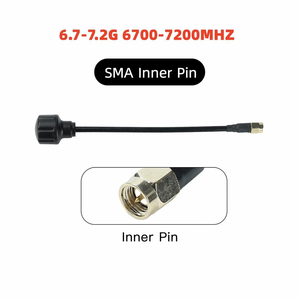 High Power RHCP Antenna SMA Inner Pin Hole Connector ABS Shell 360 Degree Full Coverage FPV Drone Aeromodel Accessory