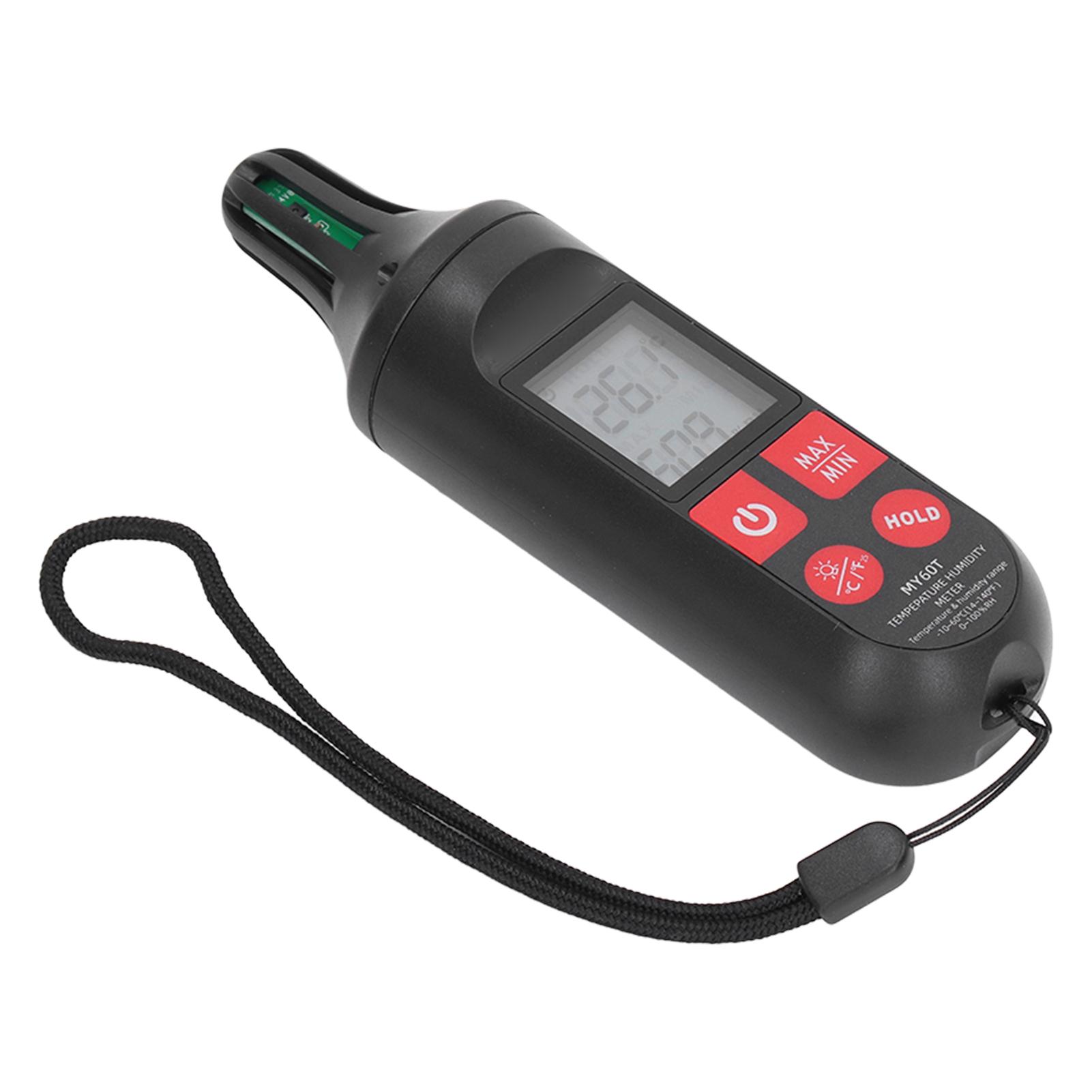 

Thermometer Hygrometer Mini Temperature Humidity Meter Digital Display Handheld Tool