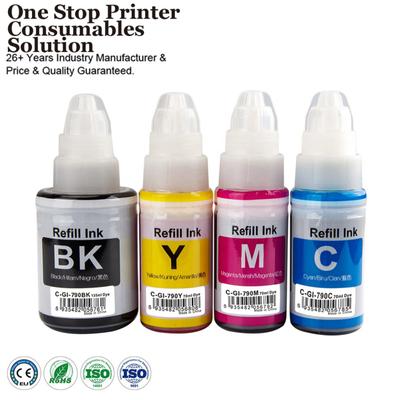 70 ml/135 ml Gi790 Inkjet-Tinte, kompatibel mit Canon Pixma Drucker