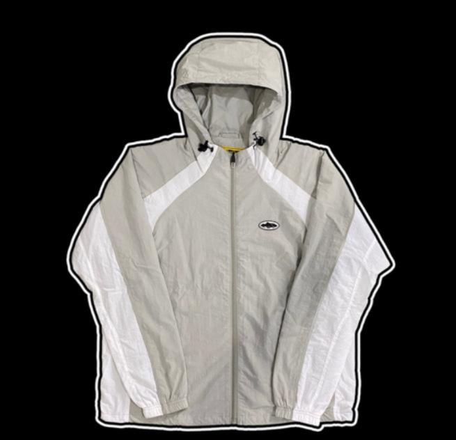 Trench coat Alcatraz ricamo a colori coordinati Giacca antivento Corteiz felpa con zip (individuare)