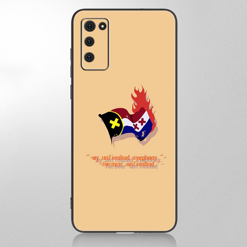 Dream Smp War Cartoon Case For Samsung Galaxy A12 A02S A22 A32 A52 A72 A71 A51 A41 A31 A21 A11 A50 A70 A10S A20S Black Cover