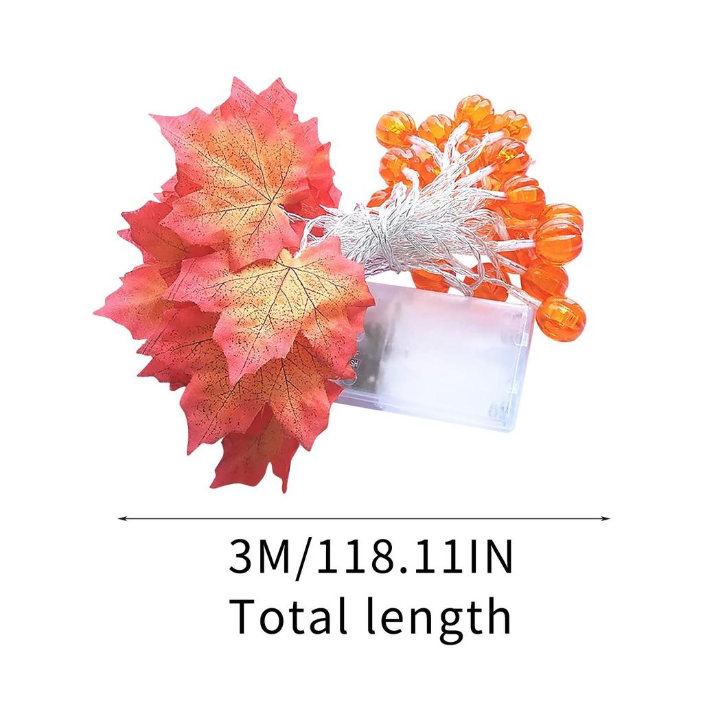 Halloween Dekoration Ahornblatt Ornament Halloween Lichter