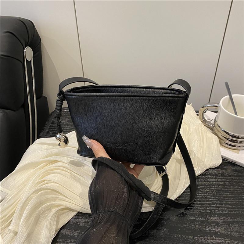 Nischen-Litschi-Muster Eimerbeutel Damen Neu Senmeng Einzel Schulter Schrägband Damen Tasche Trendige Mode Handy Tasche