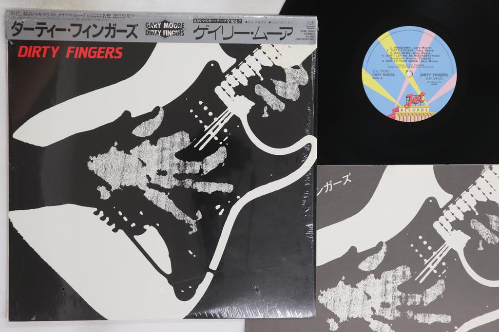 LP Record GARY MOORE - Dirty Fingers 25AP2644 JET 1983 Japan Obi Rock Used