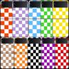 Retro Klassisches Schachbrett Gitter Handyhülle Für Samsung Z Flip 7 6 5G Galaxy Z Flip 5 4 3 Schwarz Hart Cell Hülle Luxus PC Schale C