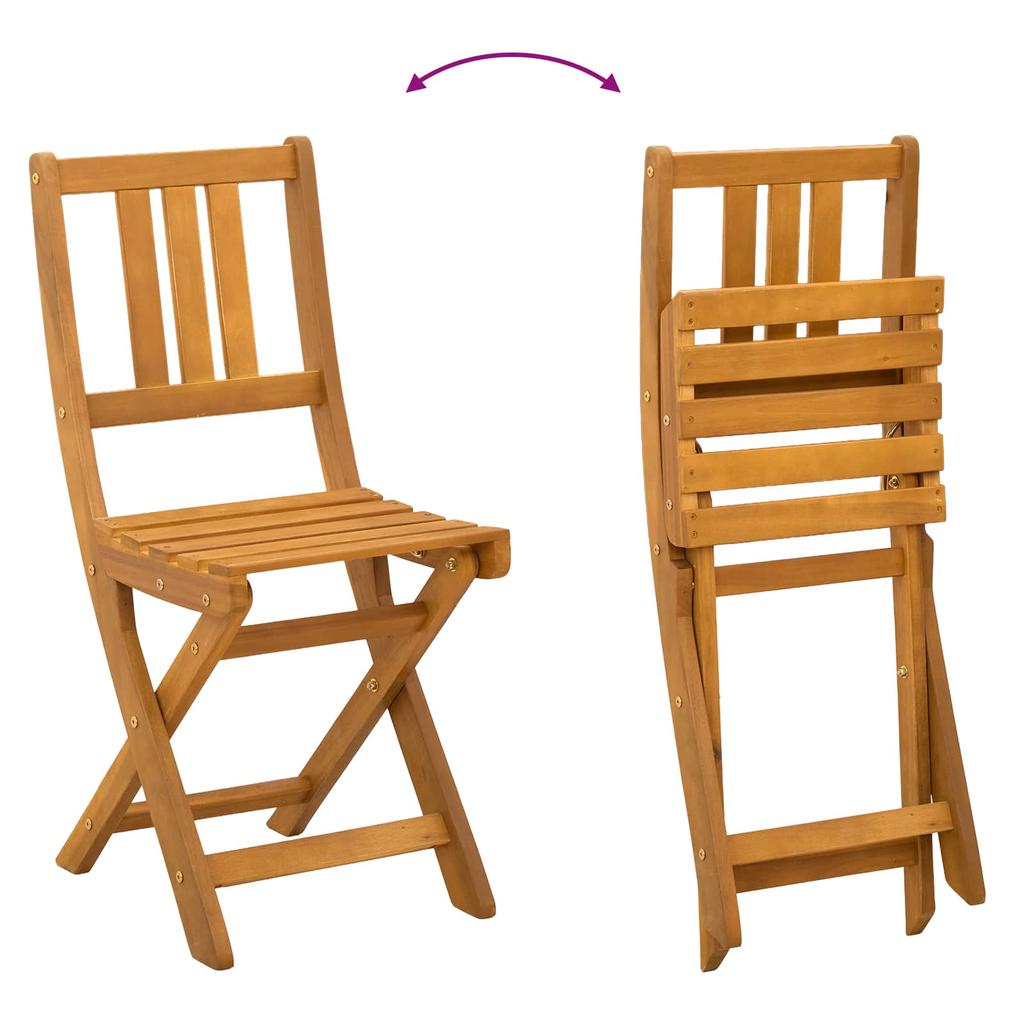 Outdoor Bistro Chairs with Cushions 2 Pcs Cream White 38 X 46 X 85 Cm