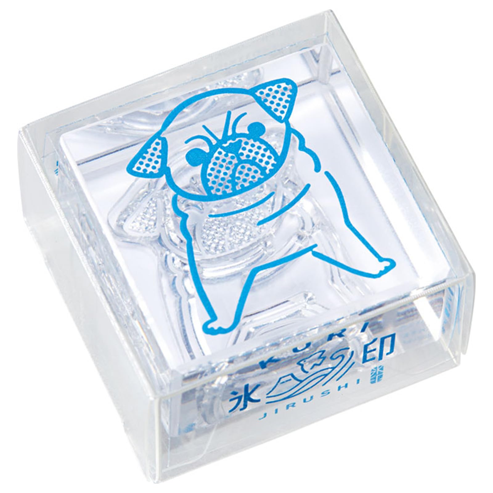 King Jim Transparent Stamp Large Size Pug  Ice Stamp  CLS33-009