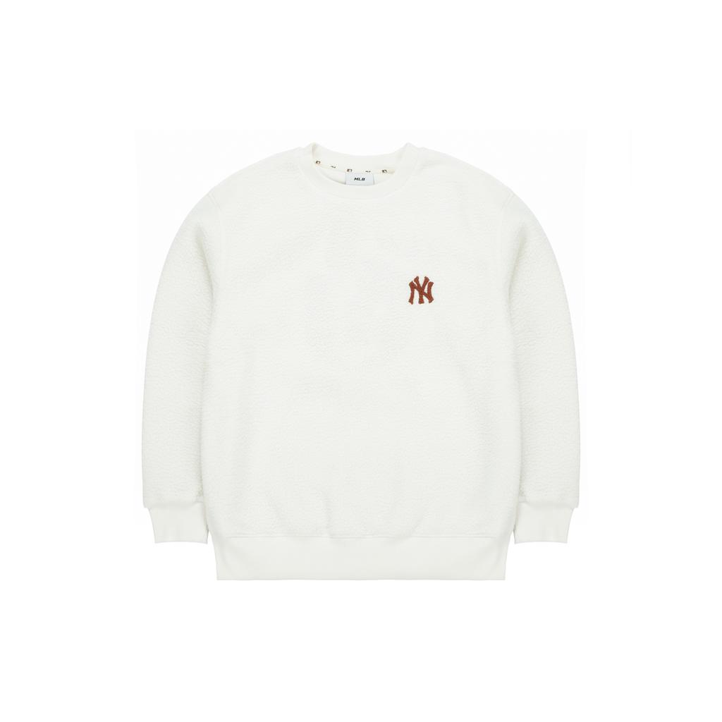 New MLB New York Yankees Sweatshirts Unisex Ivory 3AMTEC816-50CRS