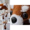Adorable Brown Plush Panda Toy For Girls Perfect For Gifts And Bag Accessories